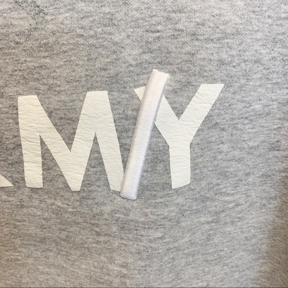 Initial Women's ARMY Sweatshirt Heather Grey - Picture 4 of 9